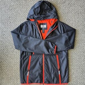 C9 by Champion Gray Raincoat with Bright Coral Trim
